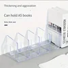 3pcs Clear Bag Storage Divider Closet Finishing Divider Purse Handbag Storage Rack Transparent Book Organizer Stand 1