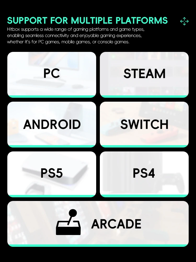 데이터 개구리 아케이드 스틱, PS4, PS3, 스위치, 스팀 컨트롤러용 조이스틱, 미니 키보드 파이트 스틱, 라즈베리 PC 게임 액세서리