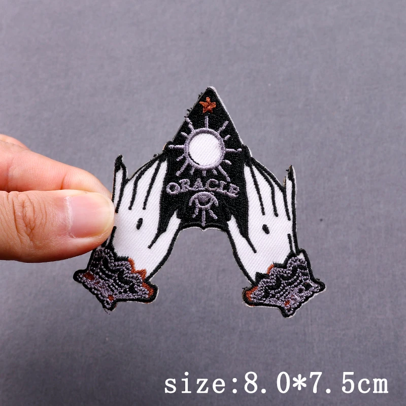 Demon Devil Patch Iron On Embroidery Patches For Clothing Thermoadhesive  Patches For Clothes Sewing/Fusible Patch Sticker Badges - AliExpress