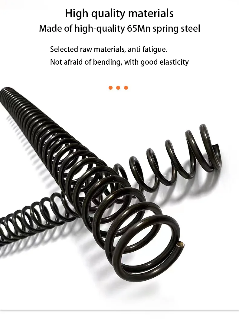 WD4,0 mm Außendurchmesser, 18–35 mm, Länge 100–500 mm, 65 MN lange Stahlfedern – Druckspulen mit hohem Kohlenstoffgehalt für Industriemaschinen und Automobile – Detail 6