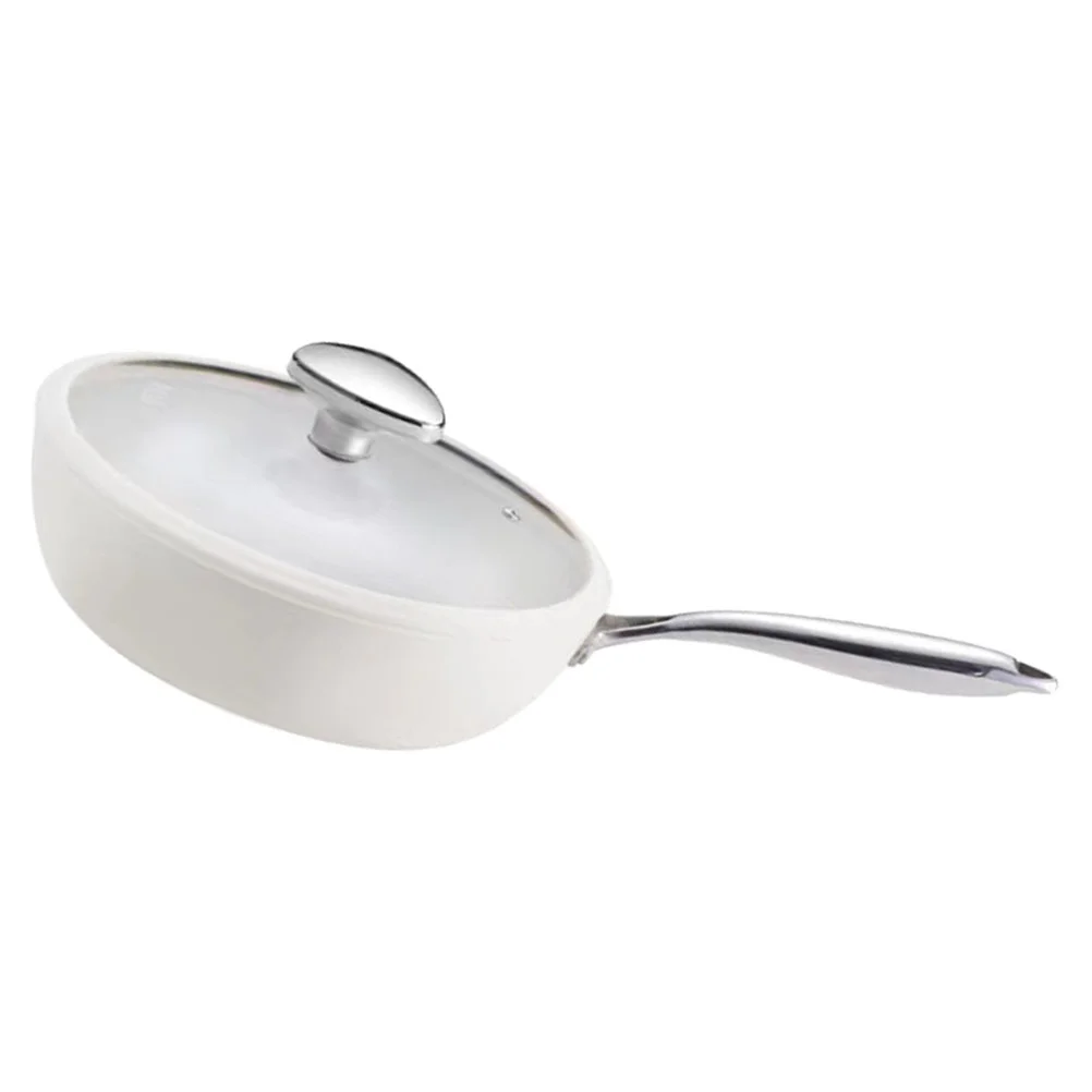 

Cookware Kitchen Supply Gas Stove Wok for Stoves Porcelain White Cooking Pot Accessories