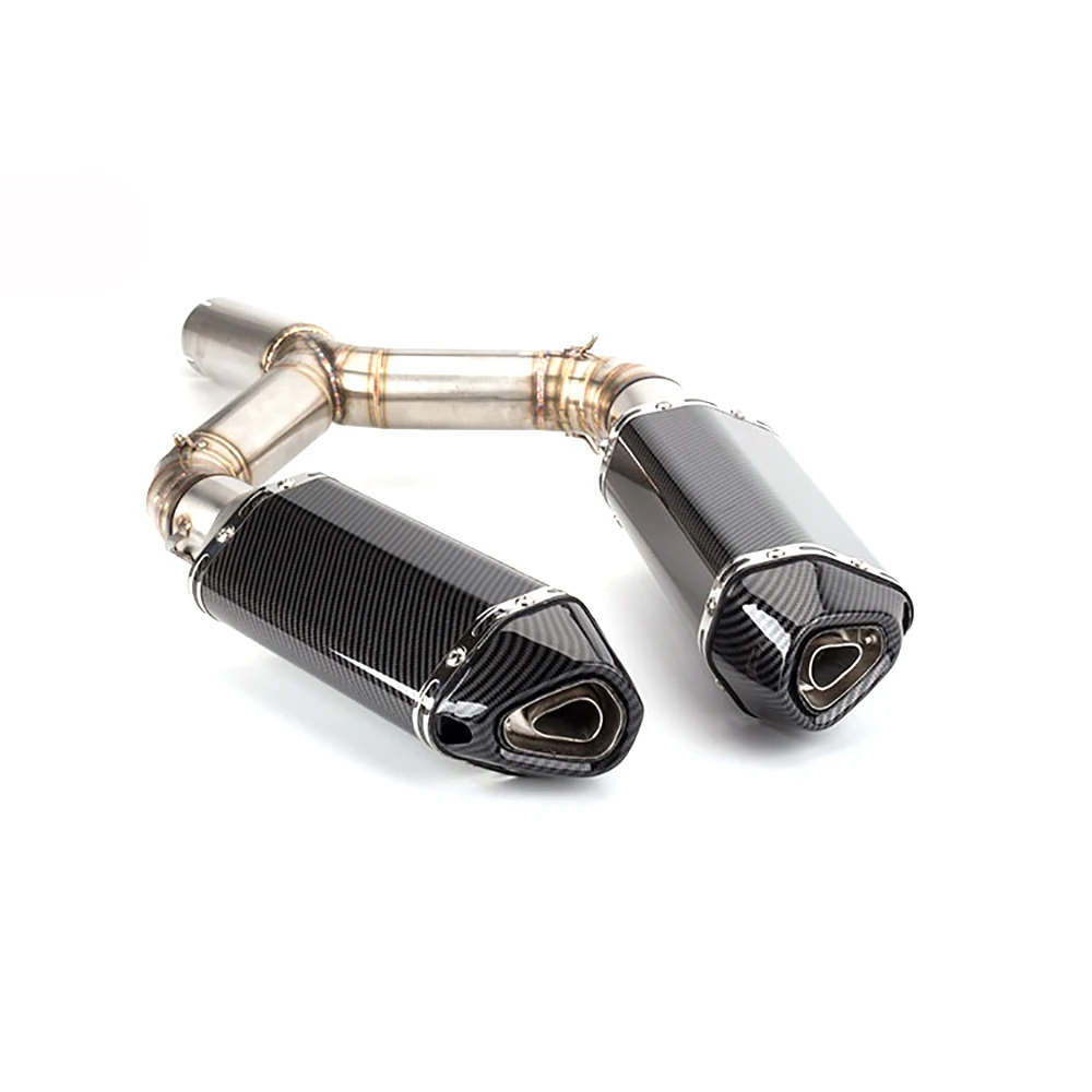 Scarico Moto Full System Fuga Moto Con Db Killer Slip On Per Aprilia Shiver 750