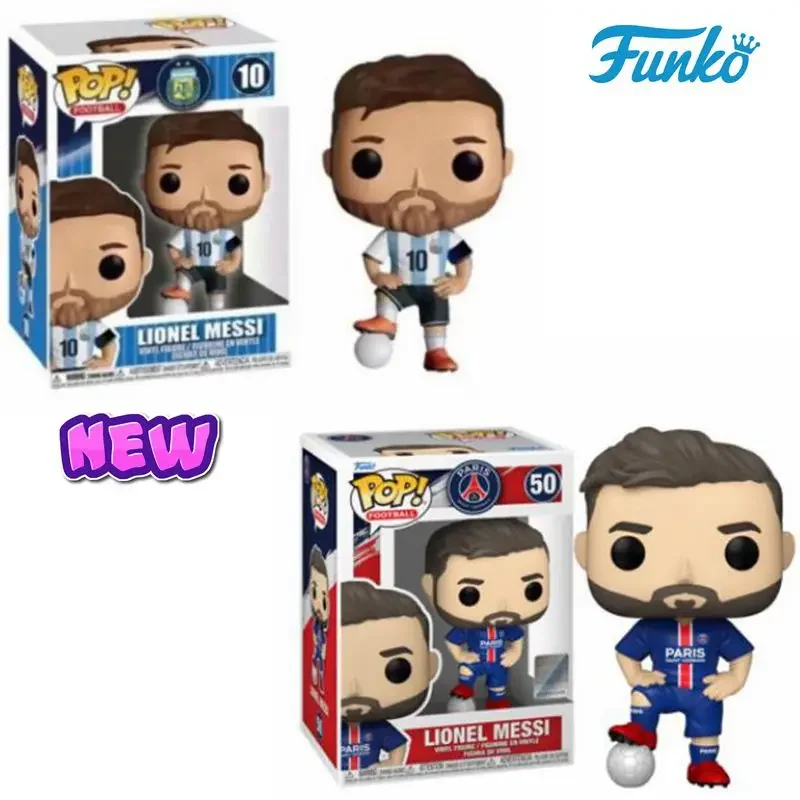thumbnail image 2 of Figura de vinilo Funko Pop Football Star Lionel Messi n.° 10 n.° 50 Colección Edición limitada Modelo Juguetes para niños Regalo de cumpleaños, 2 of 5