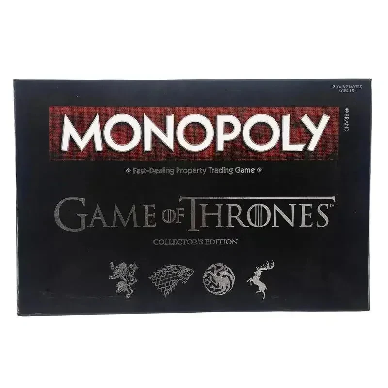 Настольная игра «Монополия Престолов», английская настольная игра на 2-6 человек, семейный день рождения, детские подарки