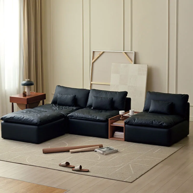 

Ergonomic Living Room Sofa Exterior Ergonomic Recliner Lazy Nordic Floor Couch Modern Luxury Meubles De Luxe Apanese Furniture