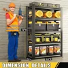 72" H|36" W All-Metal Garage Shelving Unit and Storage-Easy Assembly Shelves 5-Tier Rack|Heavy-Duty Adjustable Shelf|Steel 3