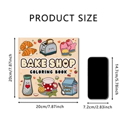 Charming Bake Shop Coloring Book for Adults and Teens: Easy Bold Patterns for Relaxation and Celebration (X1 - 1140)