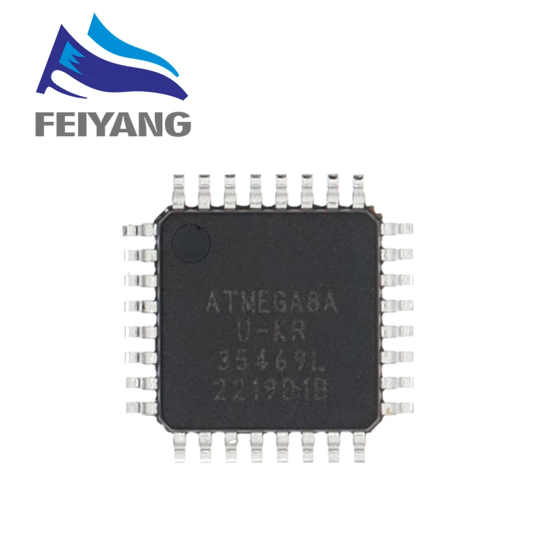 SAMIROB ATMEGA8 ATMEGA8A-AU TQFP32 anstelle von (ATMEGA8L-8AU und ATMEGA8-16AU) – Detail 2