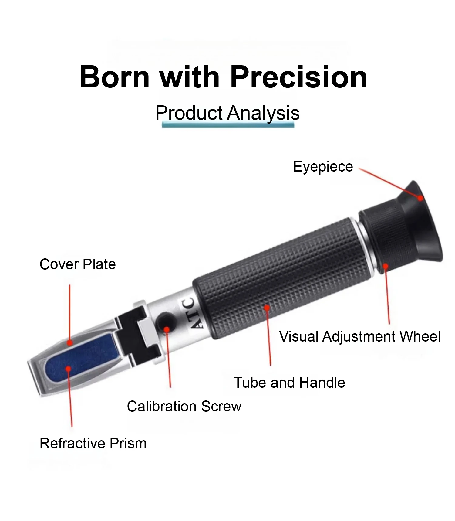 ATC Digital Salinity 0-28% 0-100‰ Meter Aquarium Tester Seawater Refractometer S