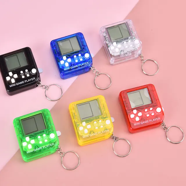 Porte-clés console de jeu vidéo rétro portable