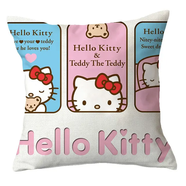 Cute Hello Kitty Pillow Cover