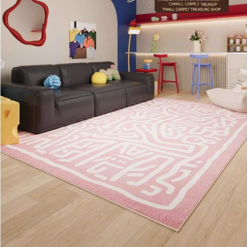 Modern Art Living Room Carpet Graffiti Abstract Fashion Design Bedroom Rug Creative Home Decoration Sofa Coffee Table Mats Tapis