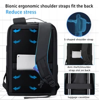 FENRUIEN 2022 Summer New Light Outdoor Travel Bag Multi-compartment Large-capacity Charging Waterproof 15.6-inch Laptop Bag 2