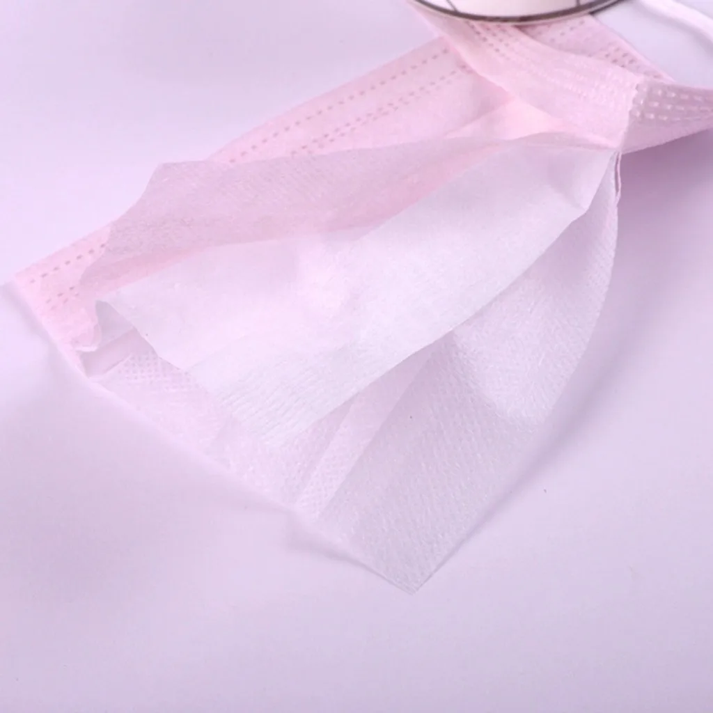 50PCS Mouth Cover Purifying Disposable Face Mask Cover 3 Layer Mouth Filter cubrebocas tapabocas  6