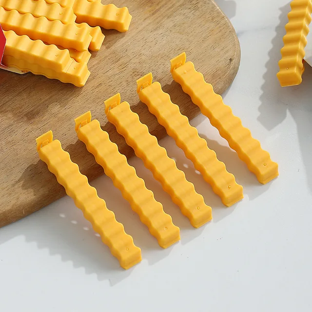 12 db Beállított Kreatív Francia Krumpli Táska Tömlő Tartó Hűtőszekrény Mágnes Klipek Élelmiszer -Tömítés Tartsa Meg A Friss Snack Tömítőbilincset - Image 5