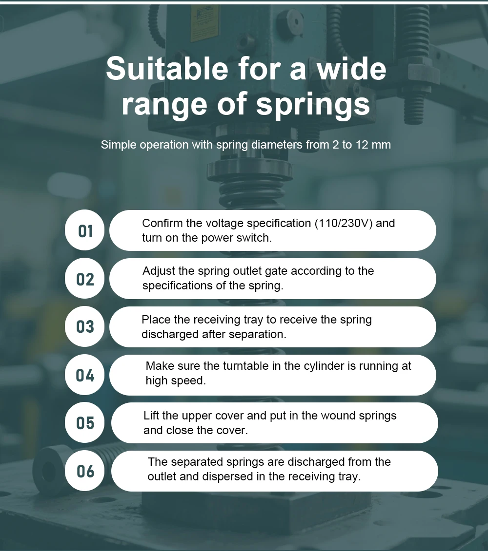 Automatic Spring Separator Industrial Spring Splitting Machine 50W Electric Spri