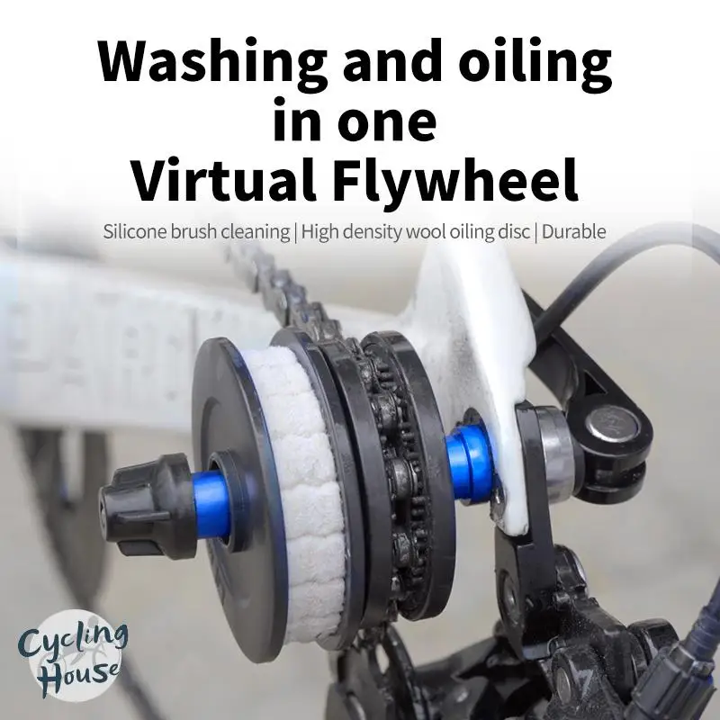 Rrskit Chain Cleaner Scrubber Brushes Cycling Cleaning Kit Accessories