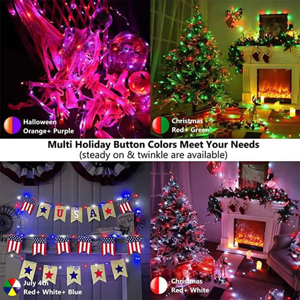 USB Christmas RGBIC String Light Tuya WIFI Remote Control 5M 10M 20M Pixel String Light WS2812 Music Waterproof Fairy Lights - Image 5