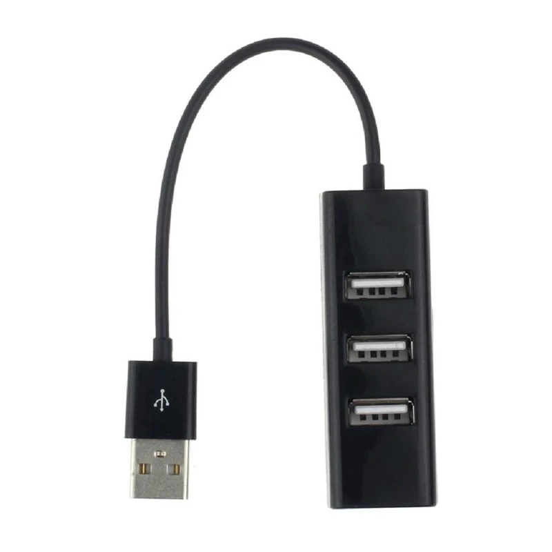 

Высокоскоростной мини-концентратор с 4 портами USB 2,0 и кабелем для передачи данных