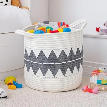 Cotton Rope Storage Basket 1