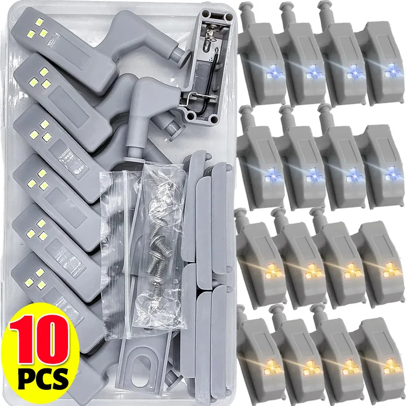 Description Picture 4 of item10/1Pcs LED Inner Hinge Lamp Cabinet Induction Light Wardrobe Cupboard Sensor Lights Universal Bedroom Kitchen Closet Night Lamp