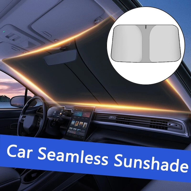 Auto-Sonnenschutz mit AufbewahrungstascheAuto-Windschutzscheiben