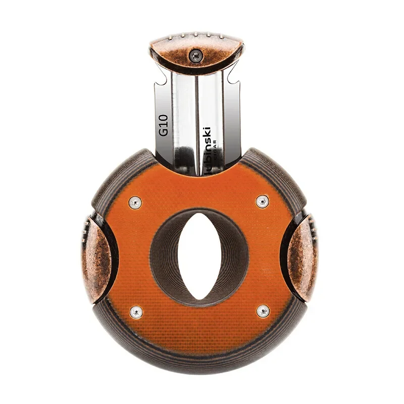 

LUBINSKI сигара V Cut табачная гильотина курительные Аксессуары Металлическая брикет роскошный резак для подарочной коробки курительные аксессуары