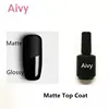 15ml 2 pcs UV Gel Matte Top Coat Nail Polish high quality Transparent top Gel 1