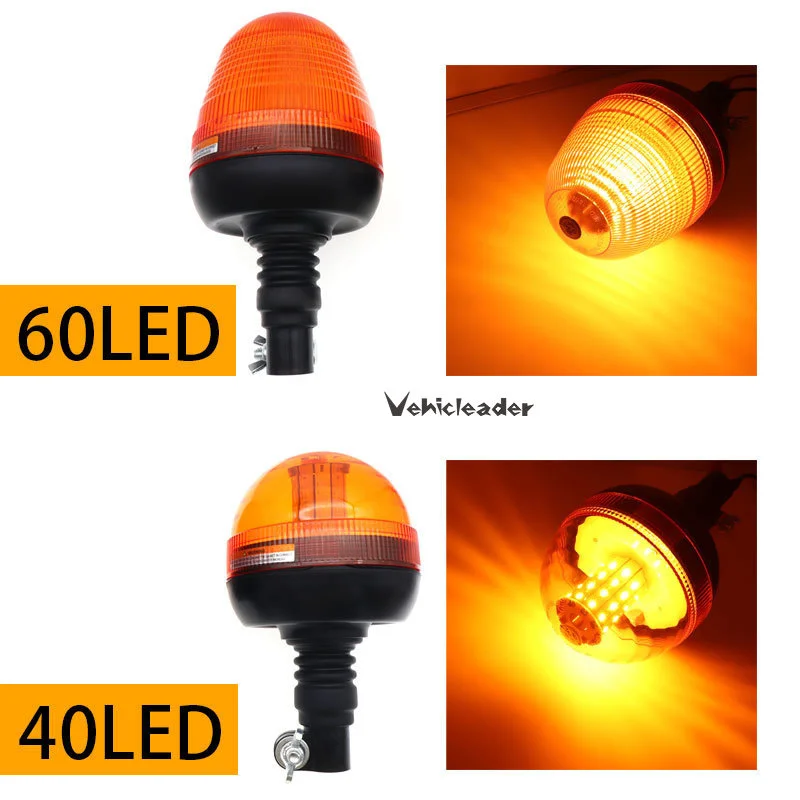 REFURBISHHOUSE Attacco Rotante Lampeggiante Color Ambra Faro