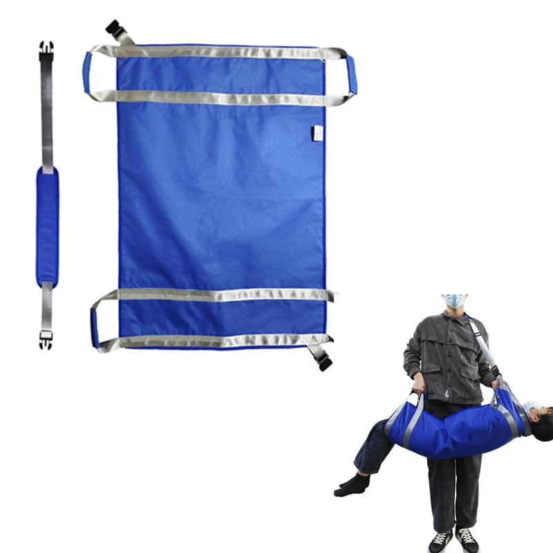 

Upgraded Simple Transfer Carrying Belt With Shoulder Straps Soft Sponge Pad For Patients Elderly Disabled Cross-bed Moving Belt