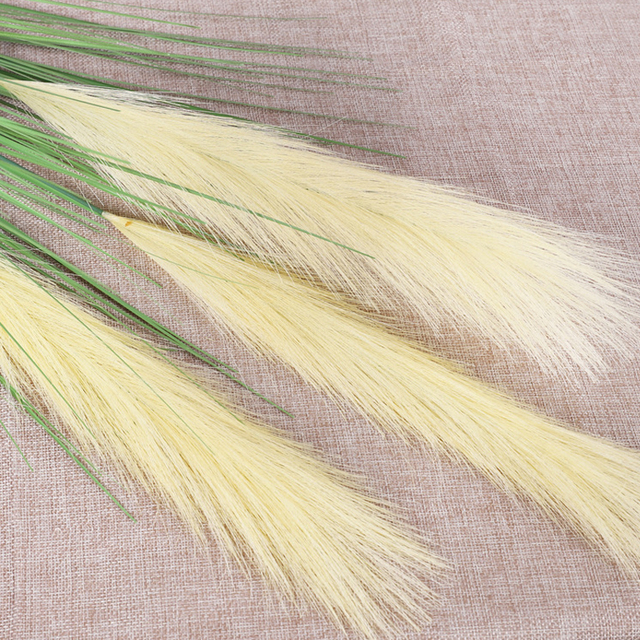 Reed Grass Dog's Tail Grass Spring Wedding Party Living Room Home Decoration Flower Arrangement Diy Fake Reed Bouquet