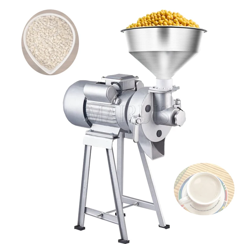 

110V Electric Feed Mill Wet Dry Grain Cereals Grinder Grinding Machine for Animals Corn Rice Grain Coffee Wheat