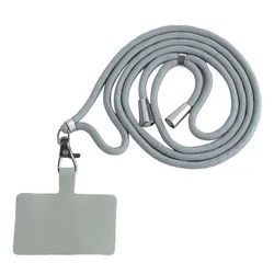 Adjustable Anti - Lost Phone Lanyard Strap - Universal Neck Strap (Grey)