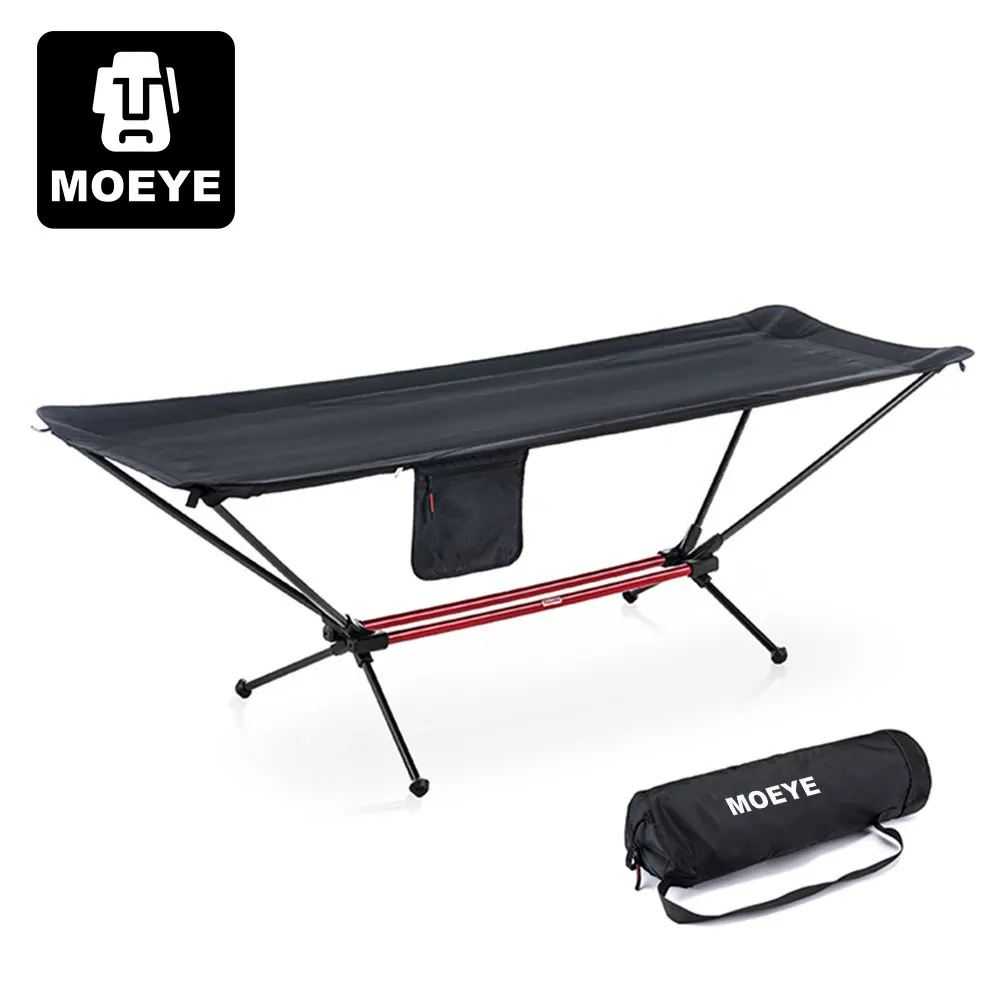 

MOEYE Outdoor Folding Bed Single Portable Folding Hammock Ultralight Portable Travel Camping Cot Aluminium Alloy Travel Bed
