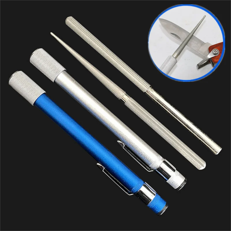 

Hot Sale Fishing Hook Sharpener Pen Sharpener High Quality Outdoor Tool Diamond Pen shaped Knife Sharpener New Arrivals