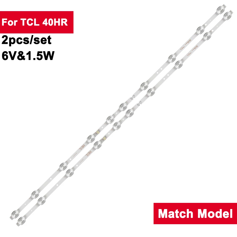 Striscia Led Tv Retroilluminata Da 744Mm 6V Per Tcl 40 S6500Fs 40 F6F 40 L2F 40 D6 10 X2 Muslimatexay40 D3000 40 S6500