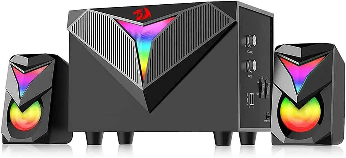 Redragon GS700 Toccata, 2.1, RGB 컴퓨터 스피커 | 레드-GS700