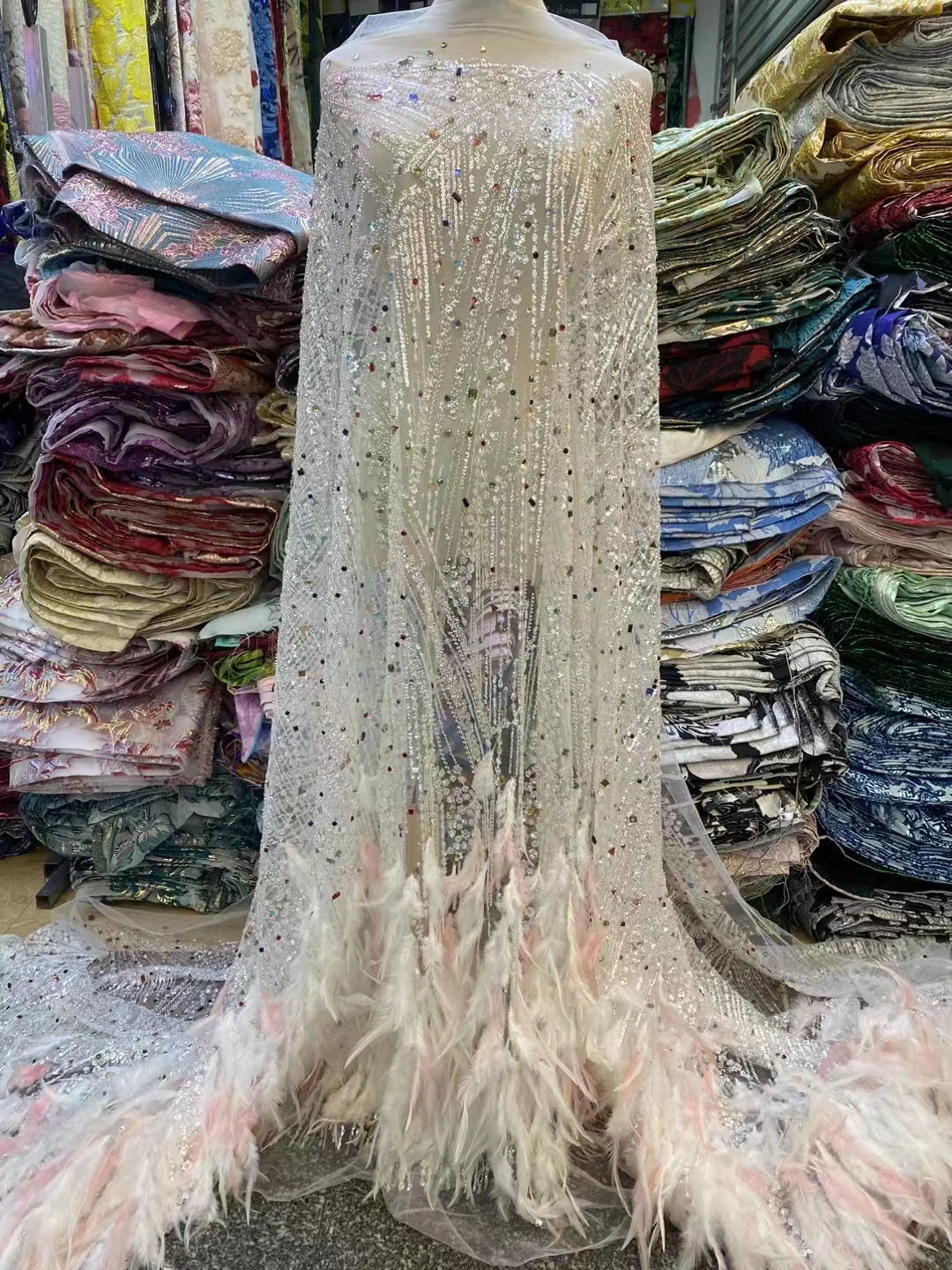 Рисунок 5 - Африканская кружевная ткань 3D