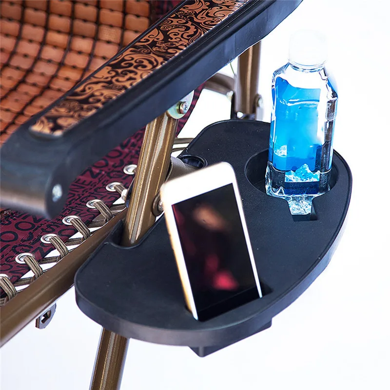 FoldingChairTrayBeachChairCupHolderPortableBreakfastTrayFor