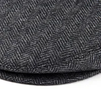 VOBOOM Wool Tweed Herringbone Flat Cap Newsboy Caps Men Women Classic Cabbie Driver Hat  Beret for Male Golf Hunting Ivy Hats 5