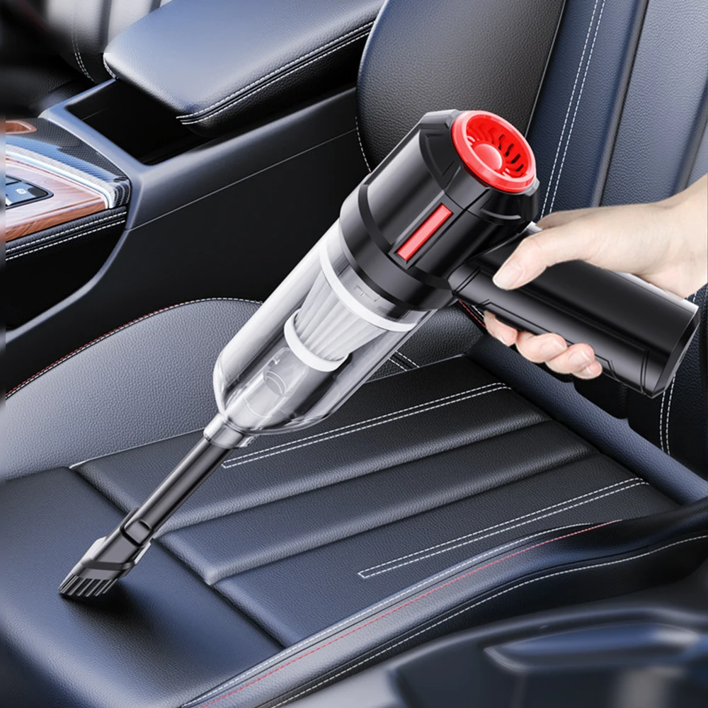 

Mini Wireless Car Vacuum Cleaner USB Charging Handheld Air Duster Powerful Suction Auto Vacuum Home Car Dual Use Cleaning Tool