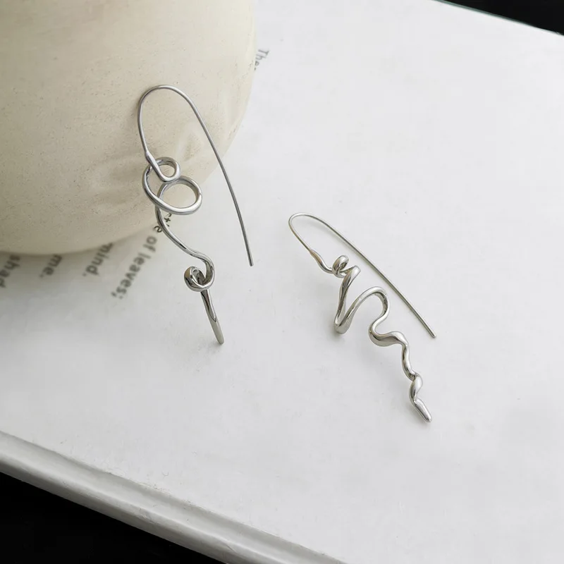 kshmir Fashionable abstract three-dimensional design earrings temperament female earrings hanging jewelry accessories gifts