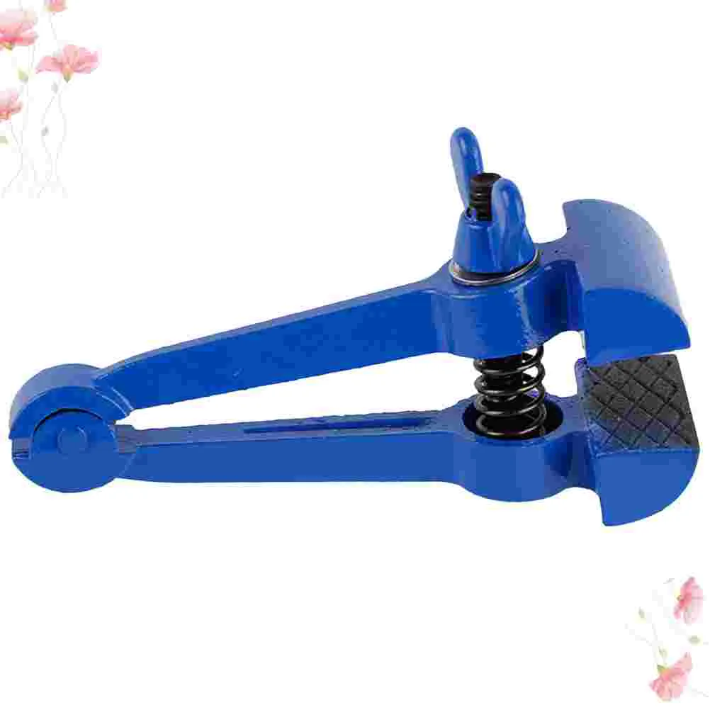 

Spheroidal Graphite Steel Hand Vice Durable Hand-held Clamp Professional Fixed Pliers (40mm)