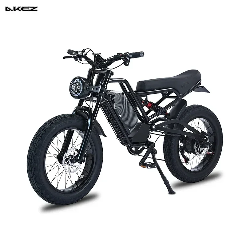 Electric Bicycle Electric Bike Full Suspension 1500W 48V 18AH Removable Battery Fat Tire Hydraulic Brake Adults