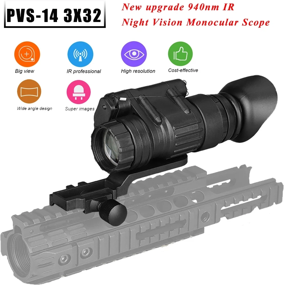 Digitálne nočné videnie deň/noc PARD Night Stalker 4K PRO LRF - 940 nm