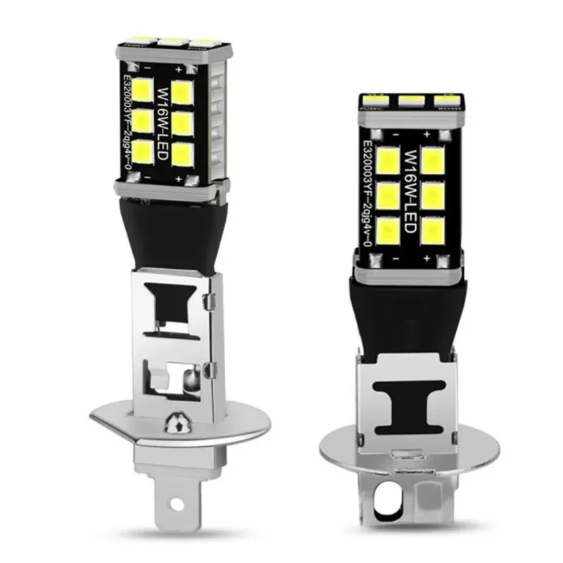 

2 шт., Автомобильные светодиодные лампы H1 H3 2835 15SMD 12 В