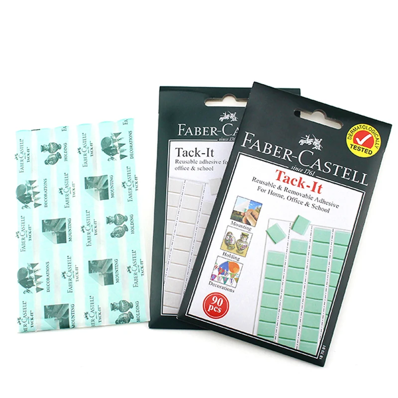 Faber castell Tack It Reusable & Revovable Adhesive Glue 50g/90Pcs 75g/120Pcs Blue/White For Home Office School 5
