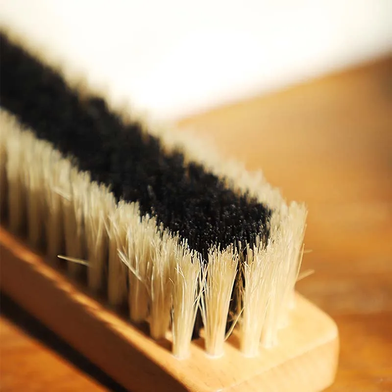 Wooden Pighair Coat Cleaning Cloth Dedusting fuzz remover With Long Handle Custom Logo Multifunctional Clothes care 4