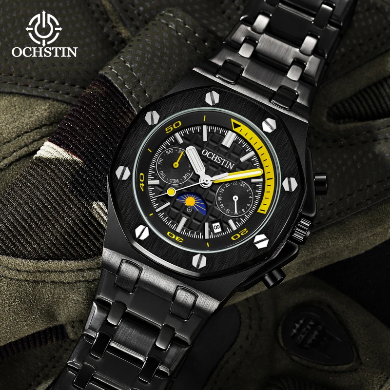 Ochstin Augustine's New 2024 Master Series Casual Simple Multi functional Mechanical Movement Men's Mechanical Watch