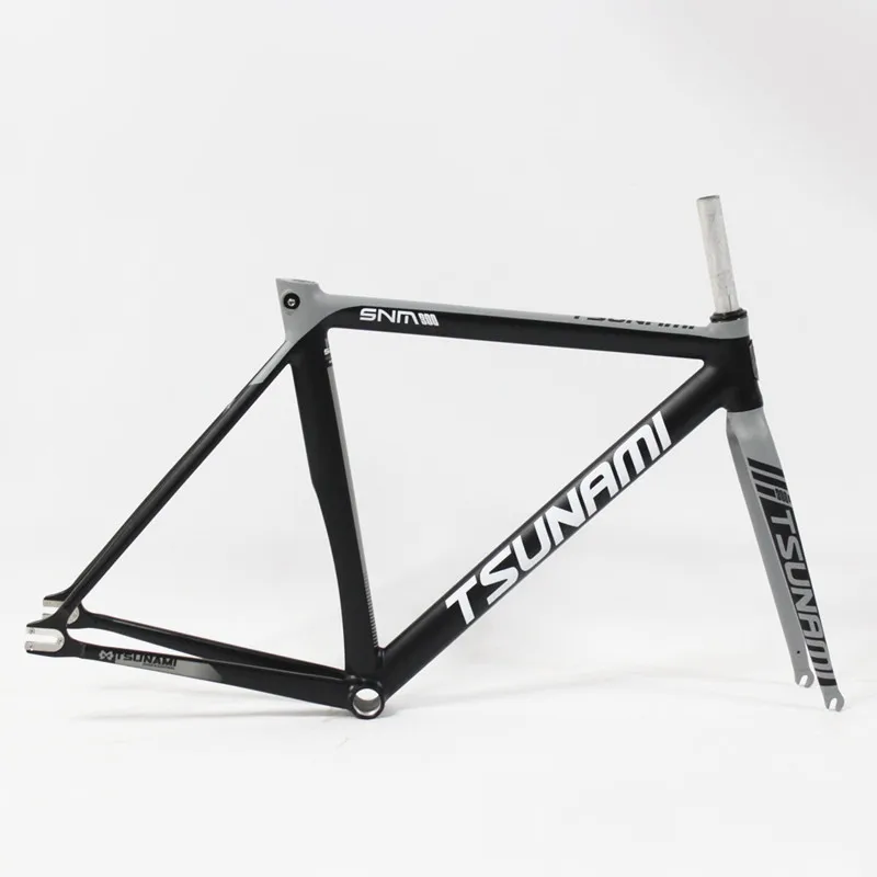 TSUNAMI SNM300 Fixed Gear Bike Frameset, 700C Aluminum Frame